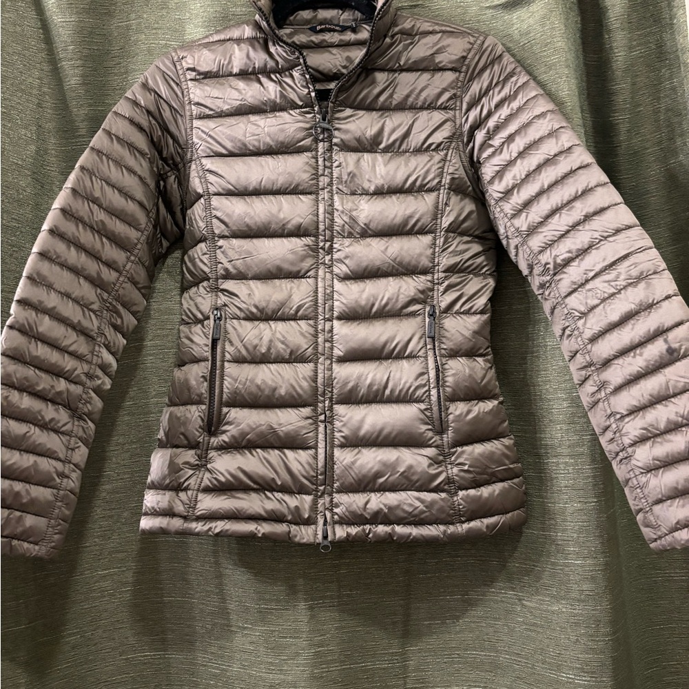 Baubor Puffer Jacket in Taupe